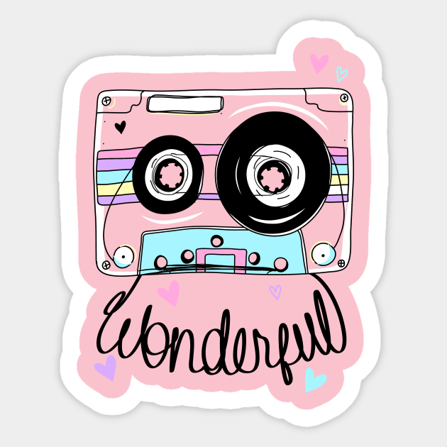 Cassette Love Sticker by WMKDesign